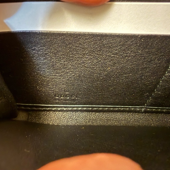 Unisex GUCCI Guccissima Signature Sukey Zip Around Wallet Black - Picture 11 of 16